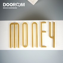 도로명주소판 Dooroom 황동 편지 A-Z 회사 이름 문 접시 장식 벽 맞춤 기호 주소, [01] 7cm, [11] K