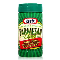 Kraft 100% Grated Parmesan Cheese 미국직구 크래프트 그레이티드 파마산 치즈 가루 8oz(227g) 4팩, 1개