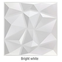 30x30cm 3d 벽 패널 3d 벽 스티커 릴리프 아트 벽 패널 스티커 거실 주방 침실 홈 장식 파티 백, 밝은 흰색