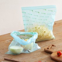 야채 채소 지퍼 지퍼백 그린백 4사이즈 신선도 늘려주는 제올라이트, XL
