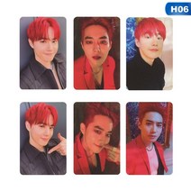 아이돌 Exo 백현 솔로 6 번째 앨범 집착 Lomo 카드 K-pop 패션 자체 제작 종이 포토 개/대, [06] 06