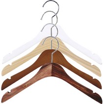 마다메이드 원목옷걸이 나무 베이직 셔츠상의 아동 (10개), (원목), 10개입