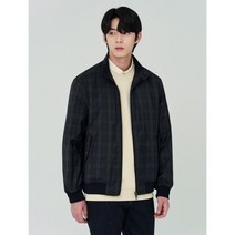 BEAN POLE 그린 체크 헤링턴 점퍼 213921