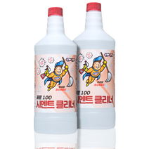 제로100시멘트클리너 1리터 시멘트 백화 녹 제거제