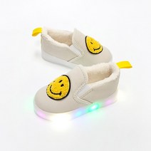 베이비솔 방끗베이지 LED 슬립온