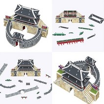 페이퍼락 팔달문 수원화성만들기 입체퍼즐만들기 종이퍼즐 역사만들기, 상세페이지 참조, 상세페이지 참조