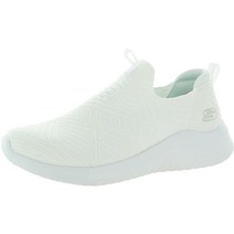 Skechers 에어 쿨 메모리 폼 안창이 있는 여성용 울트라 플렉스 슈즈 블랙.