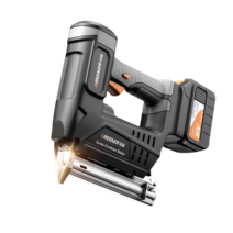 무선 충전 타카 타정기 네일건 천장 에어타카 콘크리트 벽 목공 총 인테리어 건타카, 무선타카 + 4.0Ah 배터리 1개 + 충전기