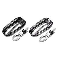 독일 직구 CoolKo Tesla 실리콘 자동차 키 커버 케이스 3 스마트 버튼 Tesla Model S 블랙 2 팩 2MetalKeyCoverBlkGrayXvr3 2 Metal Tesla X용 키리스 보호 케이스-17629, Coolko2metalkeycovergraymods, 2 메탈 테슬라 S