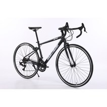 2022 삼천리 스마트 스코프 100 시마노 21단 로드 자전거, 470(155~178cm), 80%조립배송, 블랙