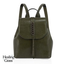 [AK분당점] [힐링그래스] 소가죽 베이직 여성 백팩 HGLB2958GR