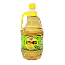 더 맛있는 오뚜기 현미식초1.8L2개 업소용 식당용 식자재 소스 분말 양념, 상품선택