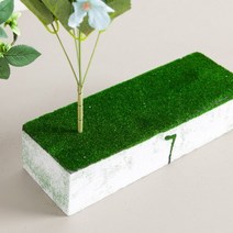 바보사랑 그린직사각스티로폼(고강도) 30x10cm 조화 DIY FDIYFT.플라워트리