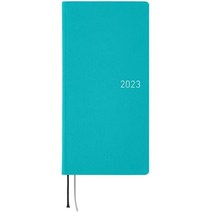 호보니치 다이어리 Hobonichi Teco Weeks 메가 영어 지갑 크기 2023년, 라군