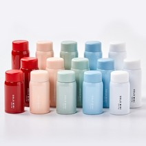 오슬로 미니 보온병 120ml 가방텀블러 분유보온병 스텐 보온보냉 어린이 밀폐형물통, 화이트