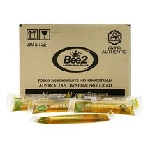bee2 비투 bee2 비투 호주산직배송 Bee2 호주 스틱꿀 MGO 120+ 마누카허니 마누카스틱꿀 12g X 100개, 100스틱