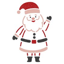 우돌아트 스텐실도안 2187 크리스마스 캐릭터 러블리 산타 중 사이즈 겨울 크리스마스스텐실