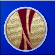 아플리케 패치 와펜 유럽 ​​챔피언 패치 축구 패치 열전달 배지, 단조롭고 지루한