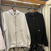 [리트머스] 2색 약기모 기본 백 포인트 후드집업 LL9TU964