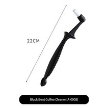 2 in 1 커피 머신 브러시 클리너 나일론 에스프레소 그룹 헤드 청소 도구 커피 메이커 커피 그라인더 브러쉬 스푼 포함, b