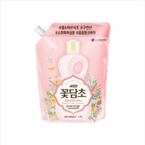 LG생활건강 샤프란 꽃담초 부케가르니 연꽃&유칼립투스 1.3L 리필 일반섬유유연제, 1개