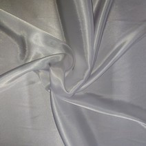 짜투리 땡 원단창고 030705 폴리소재 화이트 톤 크리스탈 공단 원단 폭 148cm 패브릭 원단, 사진참고(화이트)