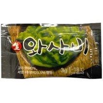 코우 일회용 미니 생와사비 1곽 (3g 200개), 3g