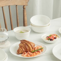 (한국도자기 본사 공식 온라인스토어) 어반 공기 대접 세트 (2인/4인), 4인조, 1개