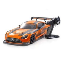 RC카 몬스터트럭 드리프트 Kyosho 18 브러시리스 고속 RC 자동차 GT3 AMG 전, 주황색