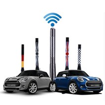 전차종 공용 미니쿠퍼 S 유니온잭 안테나 Mini 컨트리맨 36번 차량용품 악세사리, 카본 10.7cm