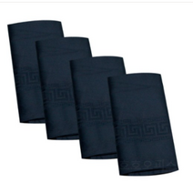 바리스타 시험용 린넨 키친크로스, 네이비, 2개