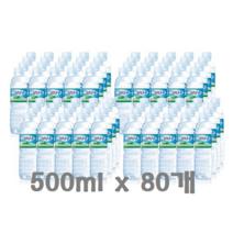 삼다수 생수 500ml 20개 40개 60개 80개 유라벨 무라벨 랜덤발송 후기 진행중, 500ml X 80개