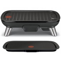 [테팔] 파워그릴 포스 바베큐판 ＋ 전팬 CB65F8KR [ 티타늄포스 코팅 / 5단계 온도조절 / 대용량 기름받이 통 ]