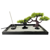 일본 젠가든 모래 정원 Zen Garden 명상 진정시키는 힐링 ASMR, 하얀, 하얀색