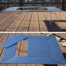 스테인레스 화로테이블 캠핑 감성 초경량 야외 피크닉 철제 차박 접이식