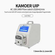 휴대용 낚시 어항 기포기 에어펌프 Kamoer 연동 펌프 AC110220V UIP 스테퍼 모터 고유량 투여 와이파이 제어 RS485 실험실용 풋 스위치, 6.UIPKK18006rotor  S19 ID24 x