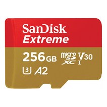 [샌디스크익스트림128] 샌디스크 익스트림 마이크로 SD 카드 CLASS10 100~160MB/S (사은품), 256GB