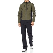 캘러웨이 남성 클래식 골프 레인 웨어 세트 바람막이 자켓 집업 C21989100 3종, 카키