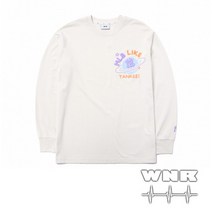 MLB) LIKE 플래닛 오버핏 긴팔 티셔츠 3ATSL0214-50CRS