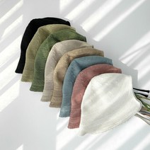 디작소 여성 데일리 봄봄 보닛 버킷 햇 벙거지 모자