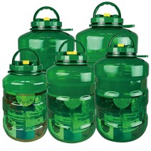 형창플라스틱 담금주병 과실주병 매실통 박스판매, 그린20L(1Box-6개)