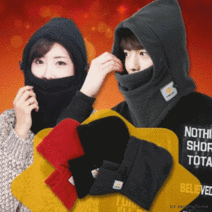 후드넥워머 방한마스크 귀마개 털모자 목도리 목폴라 크리스마스 선물