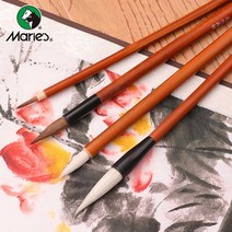 필방 서예 용품 마리 39s 늑대양털 브러시 쓰기 브러시 4 개대 그림 그리기 쓰기, 없음