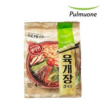 [풀무원] 생면식감 육개장칼국수 4인, 단일옵션