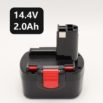노감성 보쉬 전동공구 전동드릴 배터리 호환 충전기 7.2v 9.6v 12v 14.4v 18v 18V 1500Ah ZNZMO, 14.4v 2.0Ah(2000밀리암페어)개