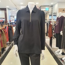 샤트렌 여성 간절기 겨울 정장 블라우스 셔츠카라 옆 단추여밈 트임 포인트 체형커버 데일리 여자 브라우스