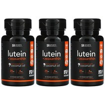 스포츠리서치 루테인 20mg + 제아잔틴 4mg 베지 소프트젤, 30개, 3개