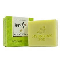 명작수 올리브 수제비누 민감 건조 베이비 임산부 좋은향기 촉촉 보습 천연비누, 105g, 1개
