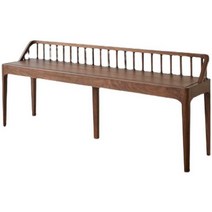 낮은 등받이 원목 벤치의자 다이닝 소파 숙소 사무실, 140x45x45cm(물푸레나무색)