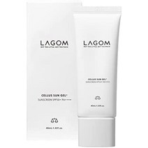lagom 라고무 산젤 플러스 spf50+ pa++++ 자외선 차단 유액 UV 케어 보습 비누 오프 베타 끈적 끈적한 40ml 일본, 40밀리리터 (x 1), 화이트